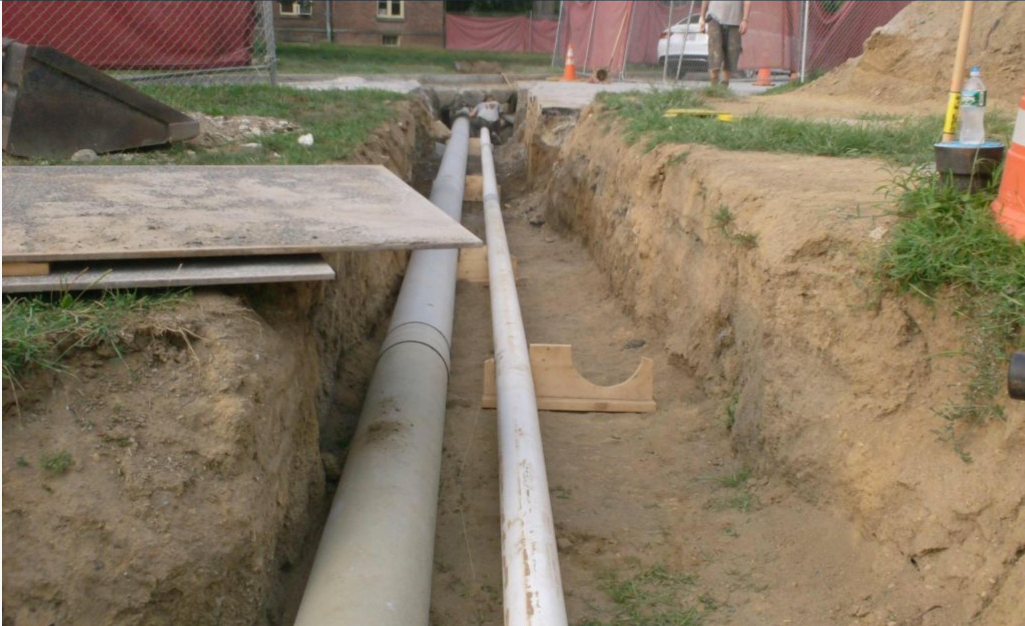 pre-insulated underground pipe